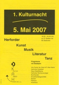 1. Herforder Kulturnacht !